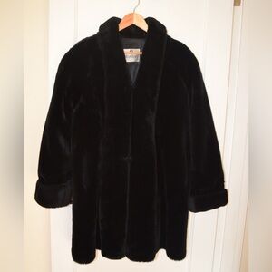 Vintage Black Fur Coat